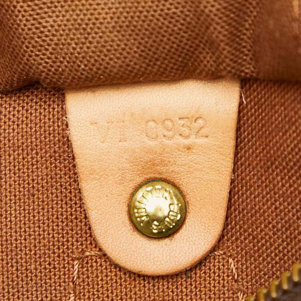 LOUIS VUITTON Brown Monogram Leather Speedy 25 Boston Bag - Picture 11 of 11